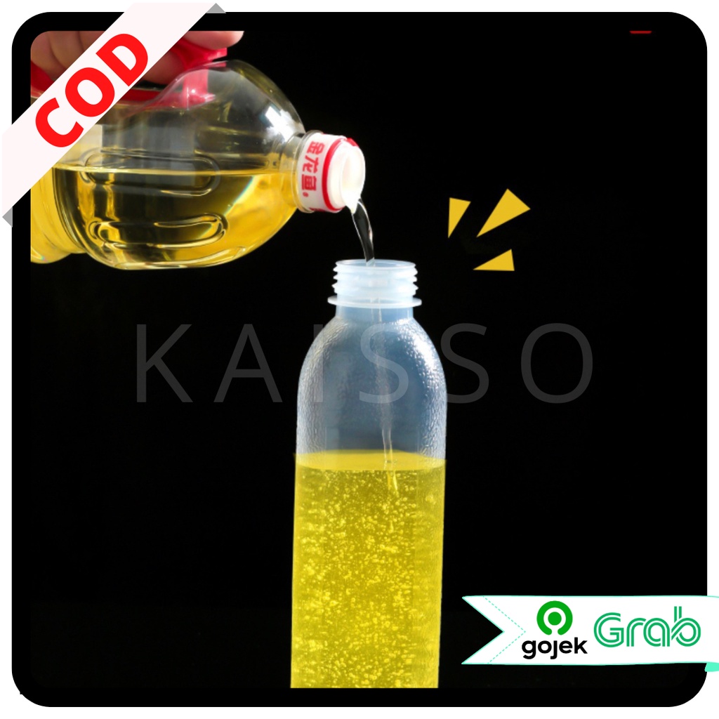 KAISSO - BOTOL PLASTIK TEBAL ANTI TUMPAH / BOTOL FLIPTOP MULTIFUNGSI / BOTOL MINYAK SAUS KECAP ANTI TUMPAH