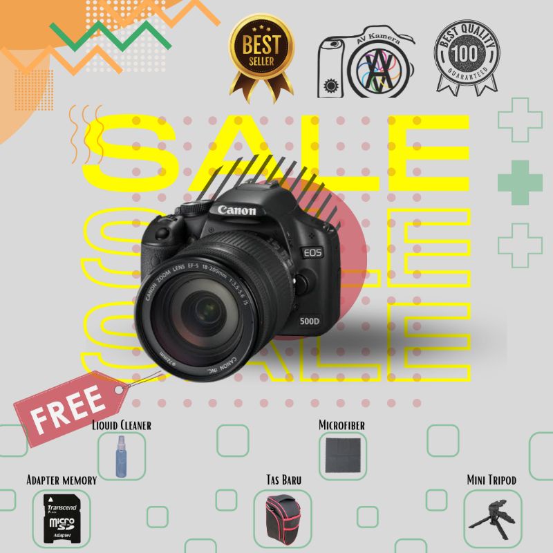 Kamera DSLR Canon Eos 500D digital kamera not prosumer