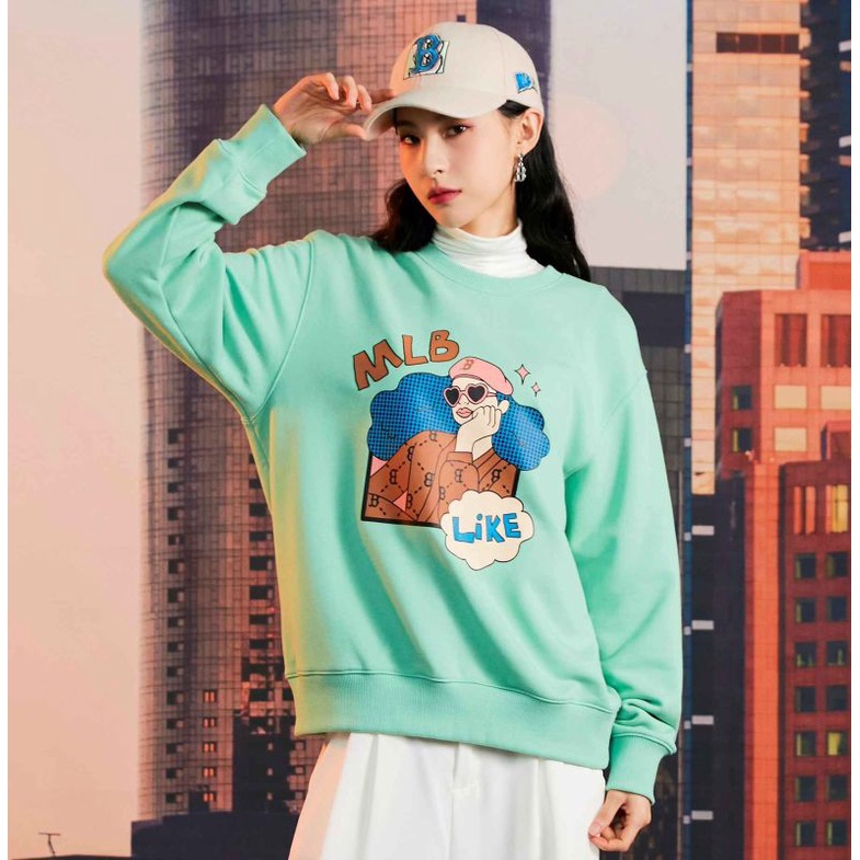 ML** cartoon oversized sweatshirt