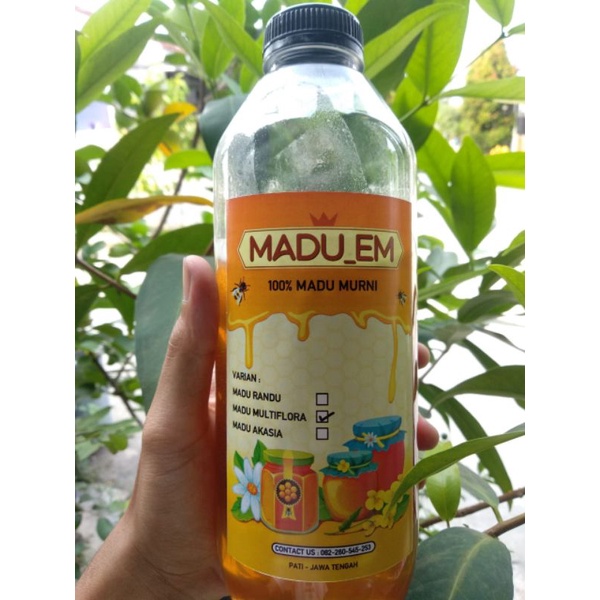 

MADU_EM 100% MADU MURNI VARIAN MADU MULTIFLORA UKURAN 1/4KG