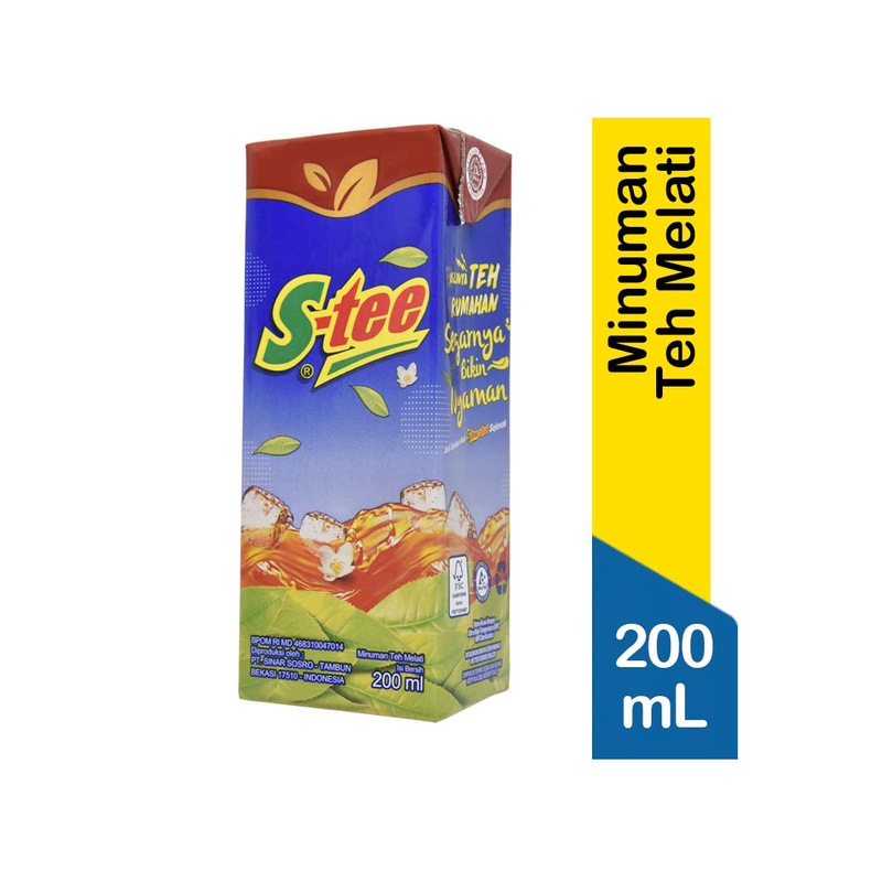 S-tee Minuman Teh Kotak Stee 200ml