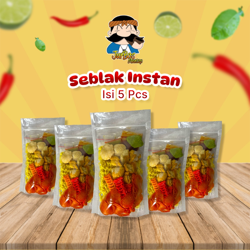 Paket Seblak Instan Isi 5pcs