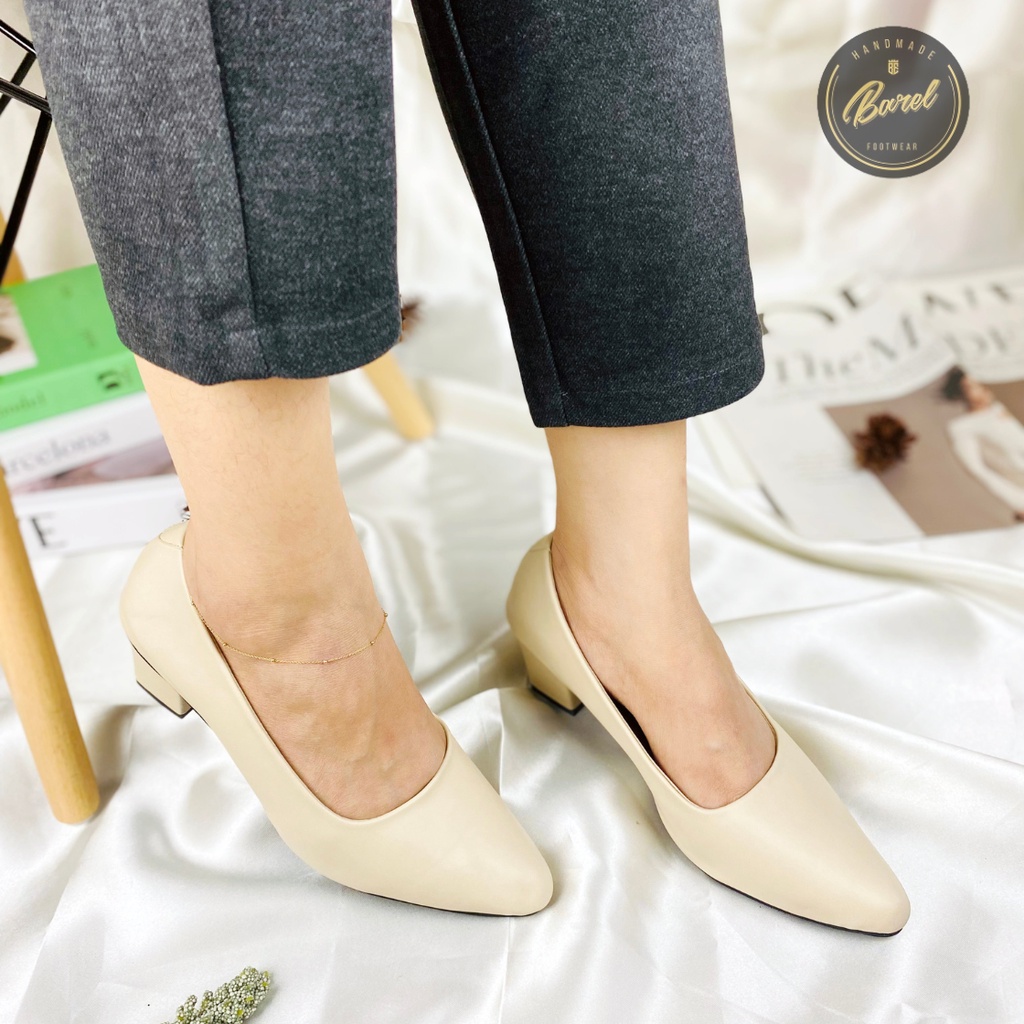 Barel - viola Sepatu Mules sepatu heels Wanita sepatu pesta wanita sepatu kerja wanita Pantofel Sepatu Kantor Heels Wanita