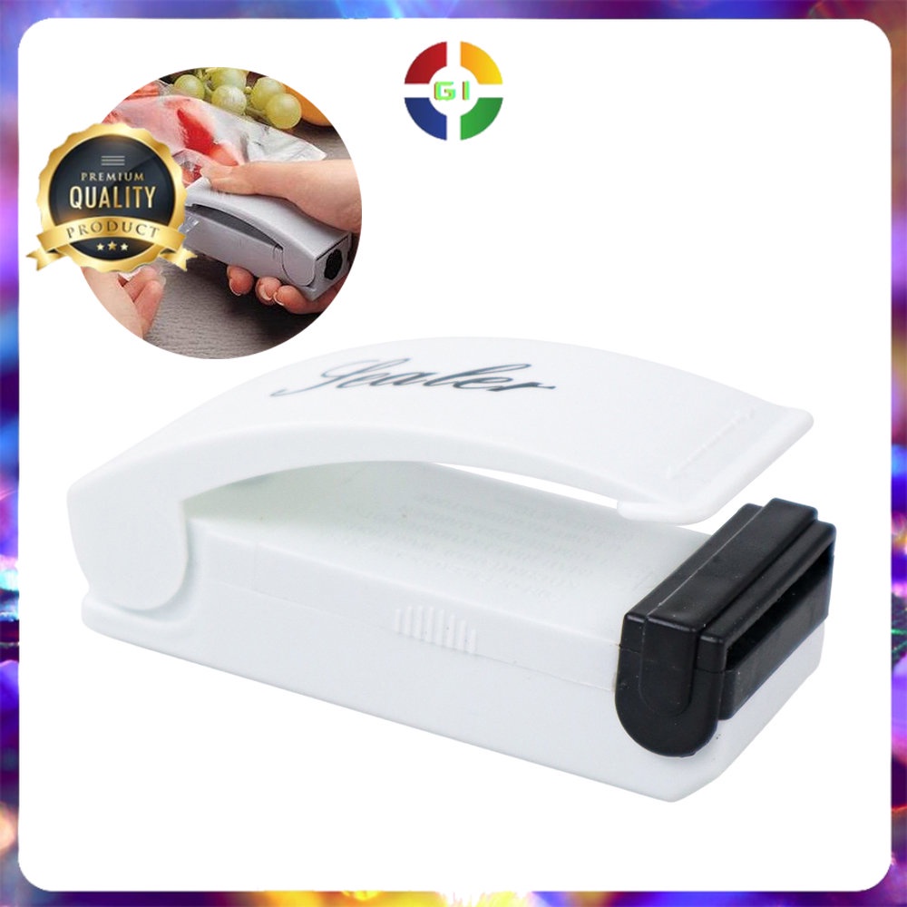 Sealer Plastik Kecil Serbaguna Mini Hand Heat Sealer White