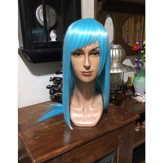 Jual Promo Kasumi Miwa Wig Jujutsu Kaisen Wig Cosplay Aqua Blue Biru