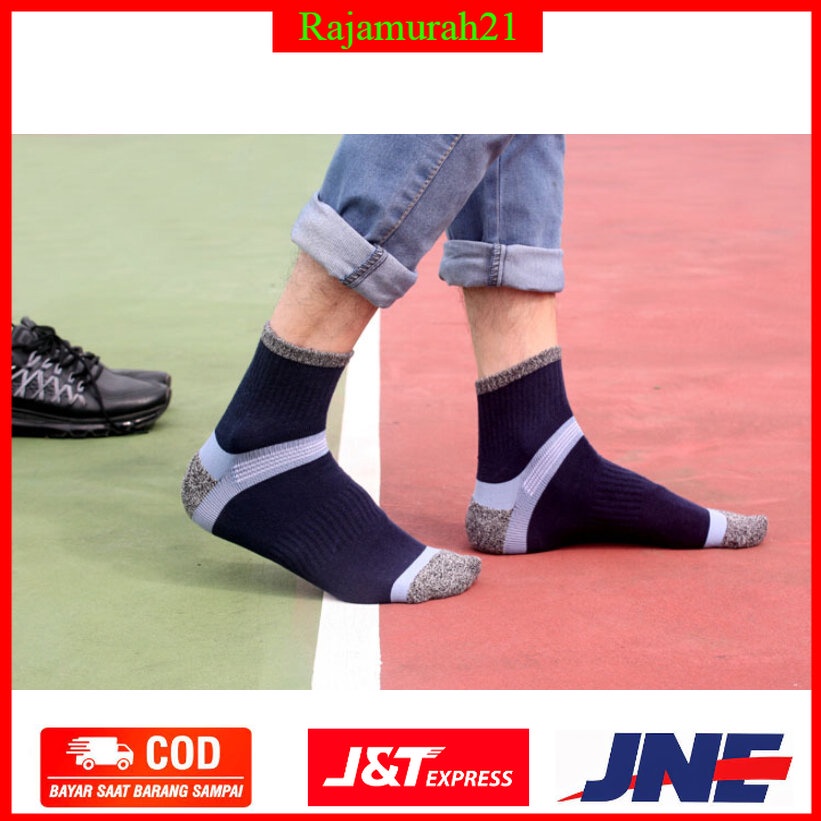 XIUWEI Tube Kaos Kaki Olahraga Sport Socks - Dark Blue - OMHZEDDB