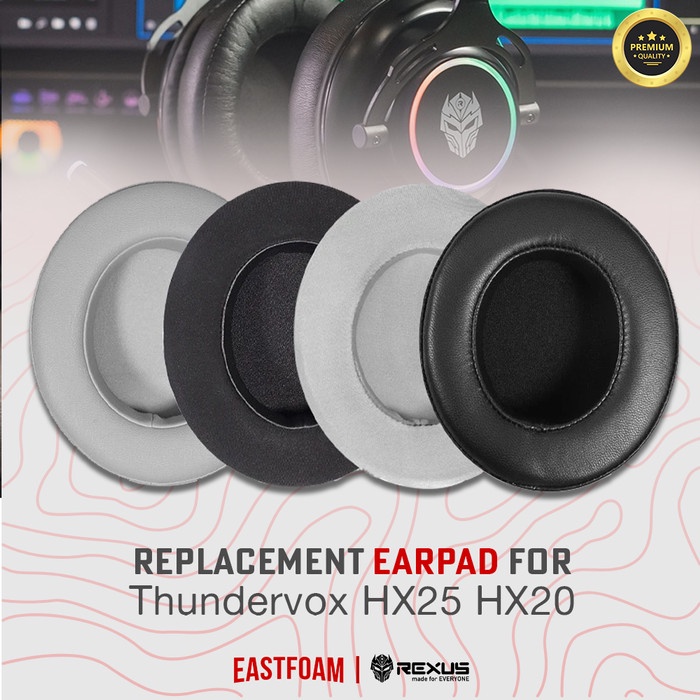 Earpad Earcup Rexus Thundervox HX25 HX20 Stream Foam Busa Ear Cushion