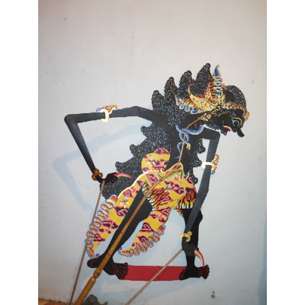 Wayang Jagal Abilawa uk jumbo bahan kertas karton tebal