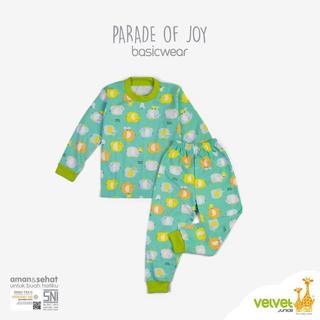 Velvet Junior Parade Of Joy Oblong / Kancing Bahu Tangan Panjang + Celana Panjang