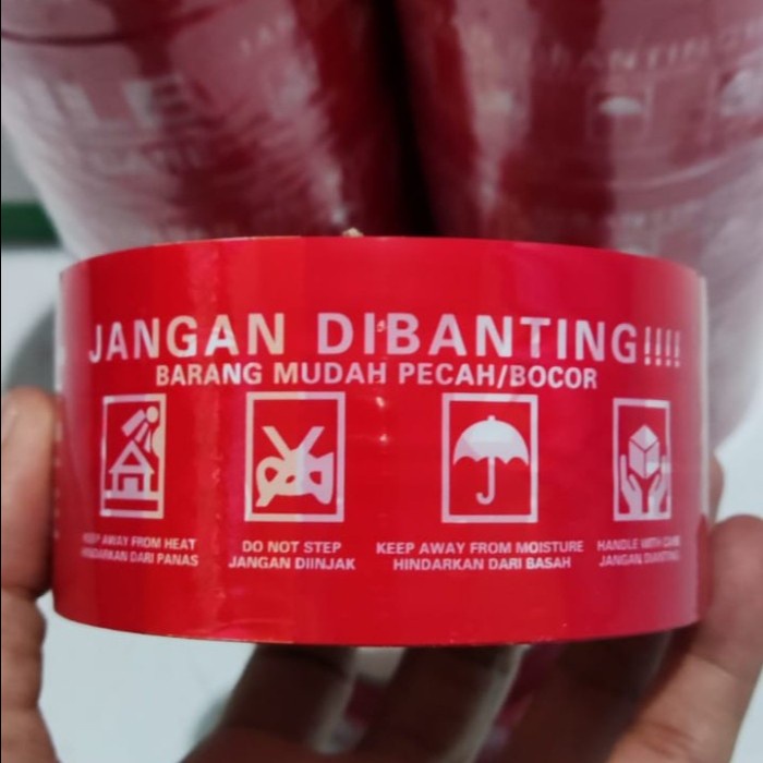 

LAKBAN FRAGILE MERAH JANGAN DI BANTING 48MM X 50 YARD AURAPACK