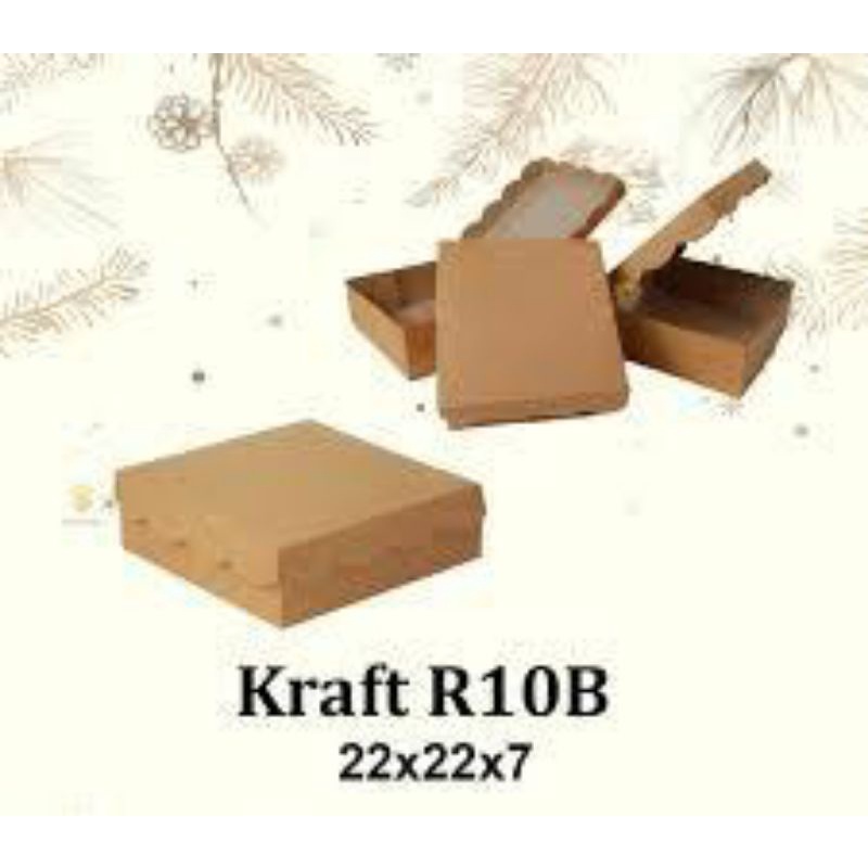 

dus nasi R10 22x22 kraf(coklat) AK