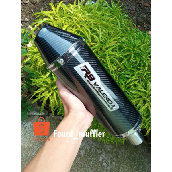 knalpot Racing R9 Valencia selincer KLX D-Tracker150 KLXBF L S CRF150 Wr155 dan modif trail inlet 38