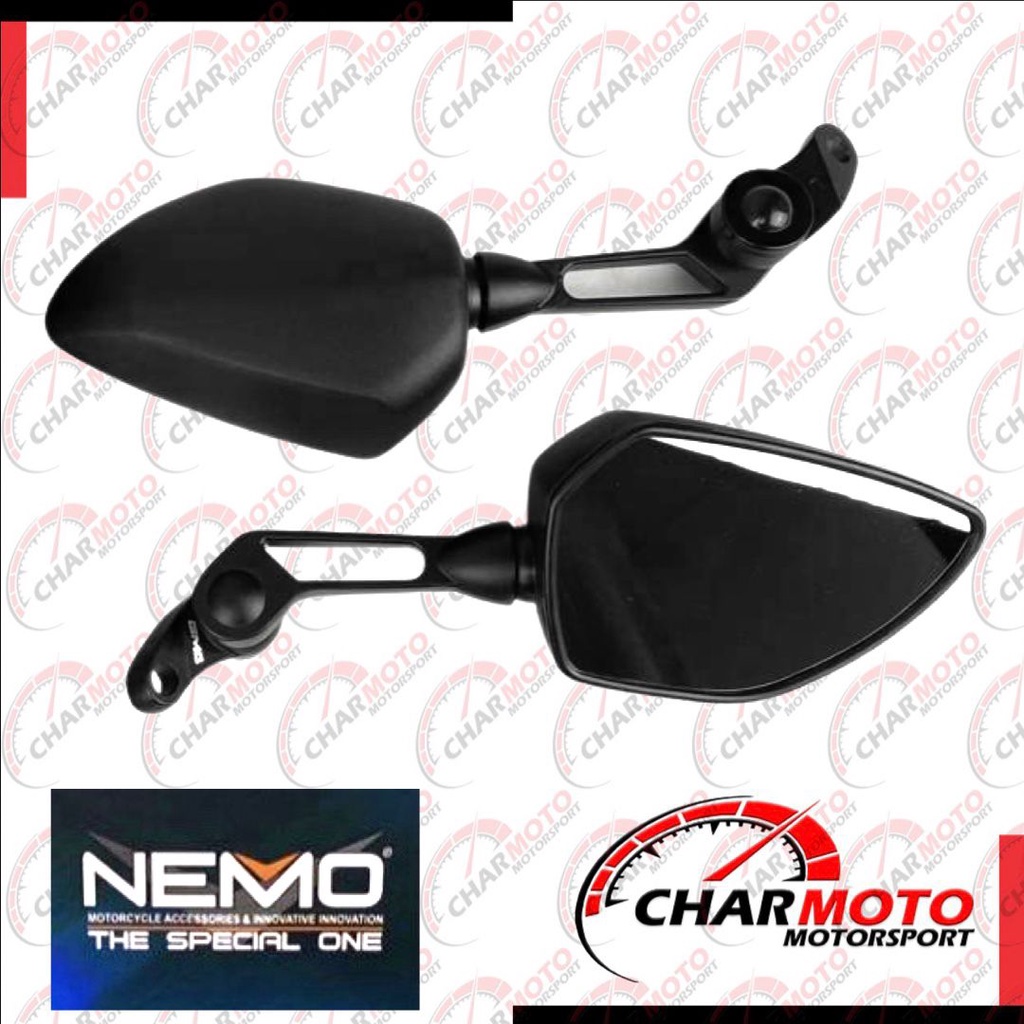 Spion Ducati Kaca Cembung Bening Nemo Nmax Xmax PCX Vario 150 160 Beat Scoopy PNP -  Charmoto