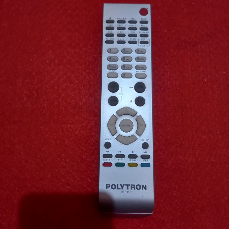 Remote DVD Home Theater POLYTRON Original Asli . 84F115 .