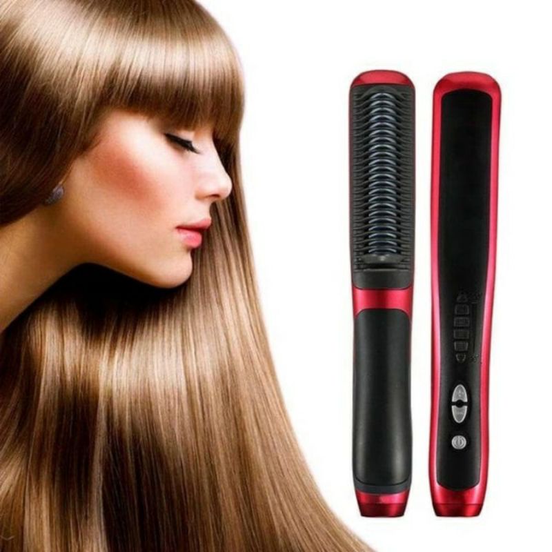 Sisir Pelurus Rambut Catokan Sisir Elektrik ION Catok Rambut Catokan Rambut