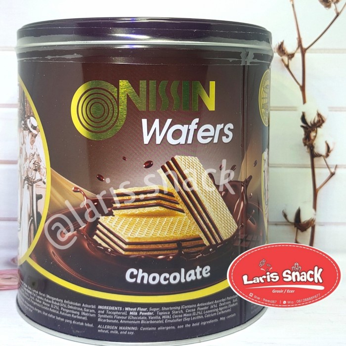 NISSIN WAFER KALENG BULAT 570GR