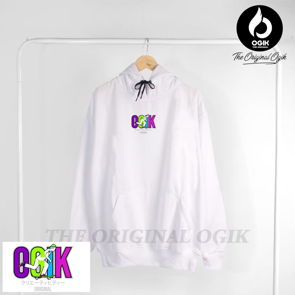 hoodie pria distro original brand akazoo warna hitam everyday is holiday sablon switer cowok keren t