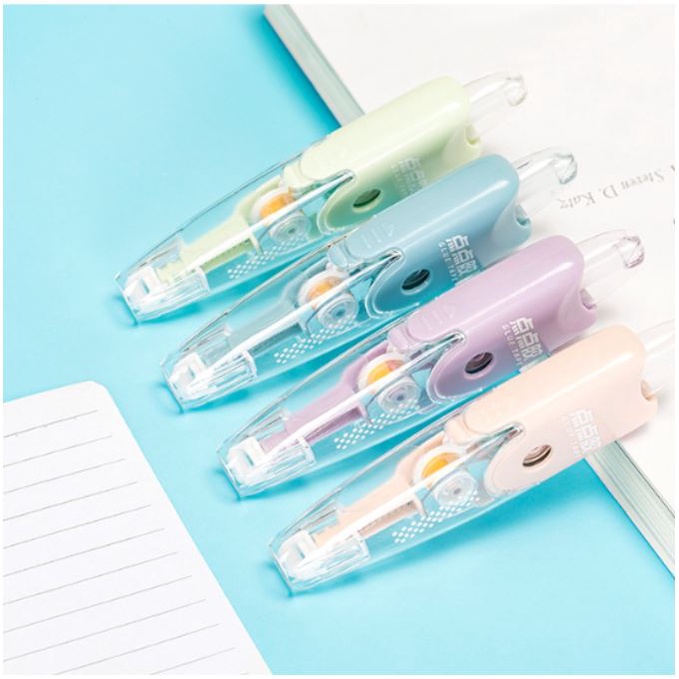 

Smokey Color Adhesive Roller Double Glue Tape Kertas Cetit GT-6832