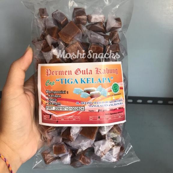 

Promo[TD4]-Permen Gula Kabung 300gr Cap Tiga Kelapa Asli Bangka / Permen Gula Aren Bangka / Permen Gula Merah