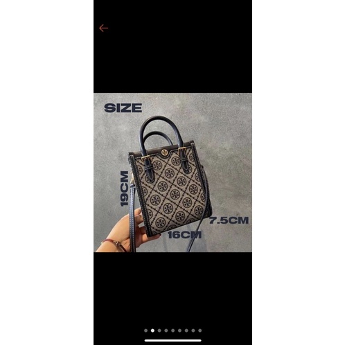 TB JACQUARD MINI TOTE