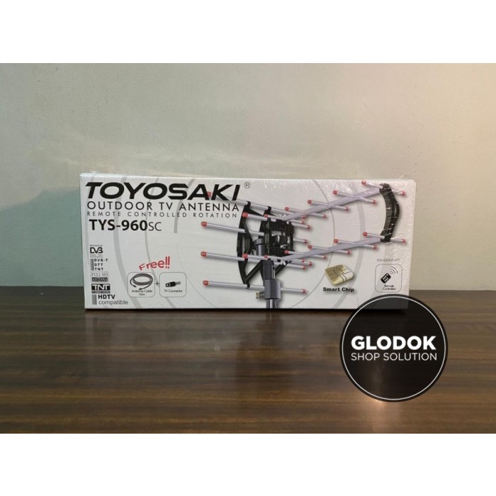 Antena Antena Tv Outdoor / Luar Toyosaki Tys-960 Digital Analog + Remote