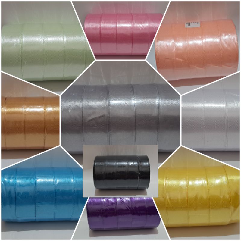 

pita satin 2.5 cm . ( 1 rol ).