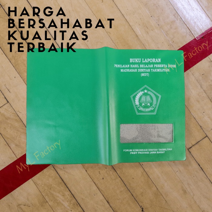 

Sampul Raport Ijazah, STTB & Sekolah Custom Sablon Bahan NAPA 0.15A - Raport T21-22cm, Polos