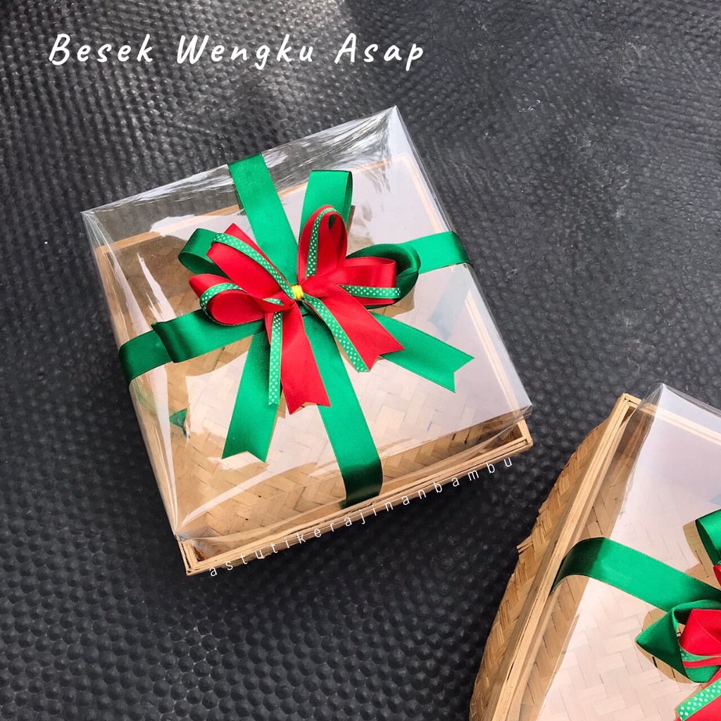 BESEK WENGKU TUTUP MIKA HIAS PITA | Seserahan | Hampers | Hantaran | box organizer