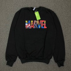 Crewneck Basic Marver H*M Premium Unisex - Sweater Basic Marvel Premium Pria &amp; Wanita