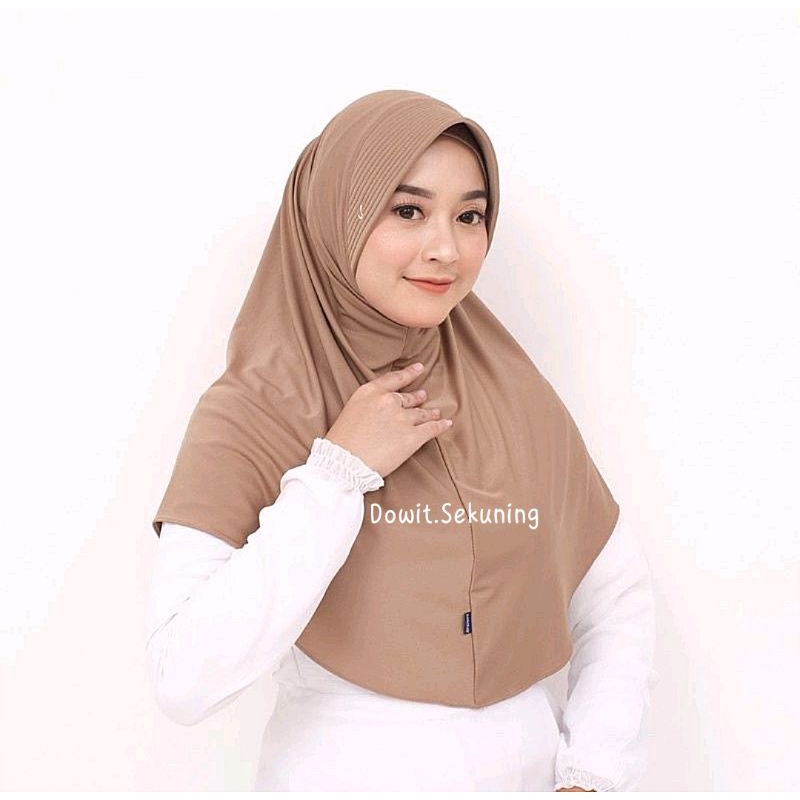 Jilbab instan oval bergo hamidah ORI