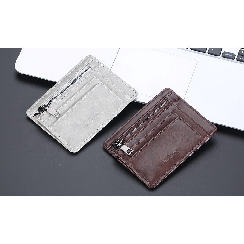 Dompet Kartu Card Holder Bahan Kulit PU Premium BAELLERRY BLY063