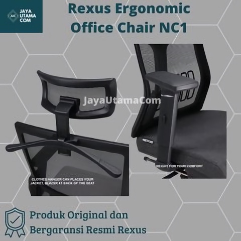 Rexus Ergonomic Office Chair Kursi Kantor NC-1 / NC1 ORI