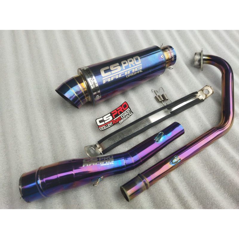 KNALPOT RACING ORIGINAL CS PRO MX SUPRA 125 JUPITER Z SMAS REVO ORIGINAL KNALPOT RACING