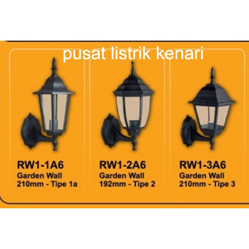 Kap Lampu Dinding kosongan E27 /Lampu Taman Minimalis kosongan E27