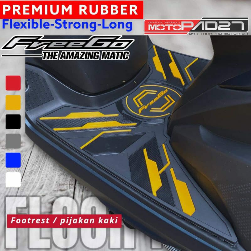 Karpet Freego 125 New Alas Pijakan kaki Freego 125 New Rubber