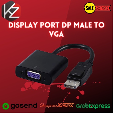 Display port DP Male To VGA Female Adapter Display Port Converter Cable