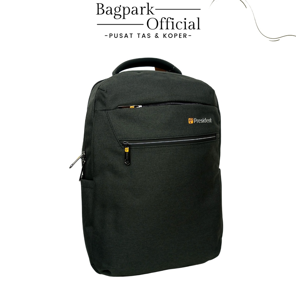 Tas Ransel Backpack Laptop Pria President Tas Laptop Remaja Dewasa Pria Import Tas Kerja Pria Tas Pria Free Rain Cover USB Terbaru