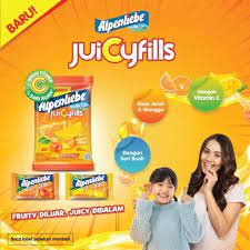 Alpenliebe Juicyfills Liquid Filled Permen Buah Assorted Pack (isi 45 pcs) | Juicy Fills