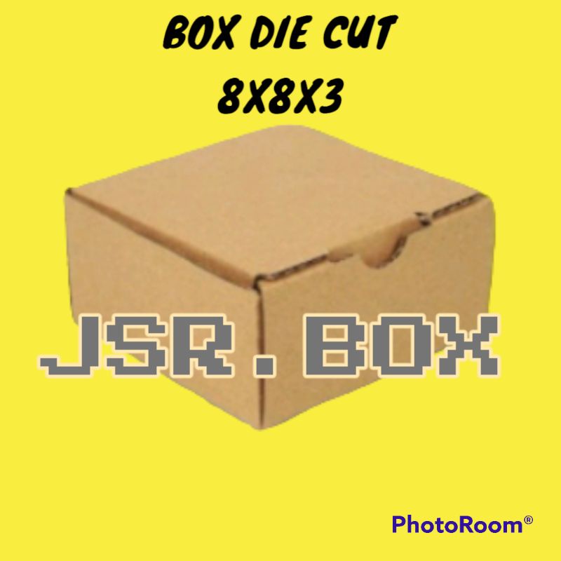 

box die cut 8x8x3