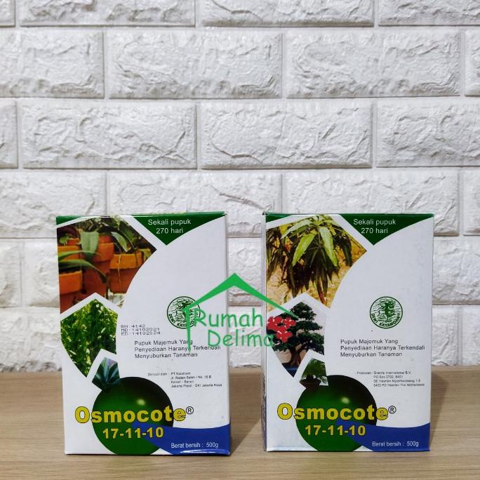 Pupuk osmocote 17 11 10 500 gram- decastar daun
