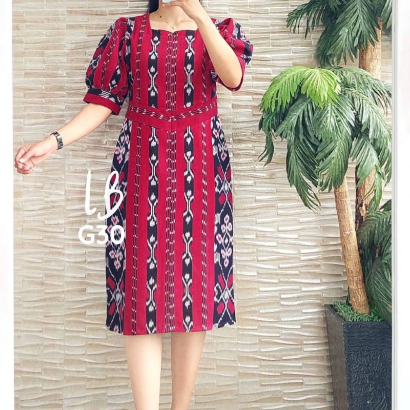 GAUN DRESS PESTA ETNIK KEKINIAN COUPLE SET