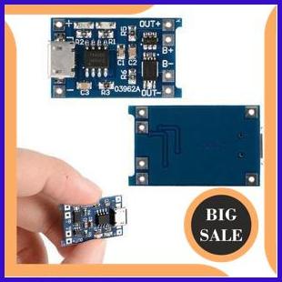 suku cadang Modul TP4056 1A Micro USB Charger with Protect 2ZJN23