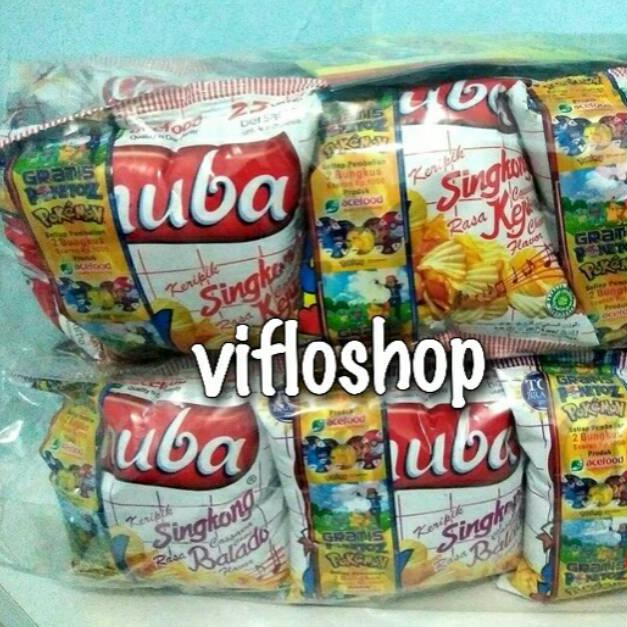 

Grosir➡ IVPZQ Keripik Singkong Chuba Balado/ Keju/ Krikong / Corn Chips (20 x 16 gram) T53 ➡Bestseller