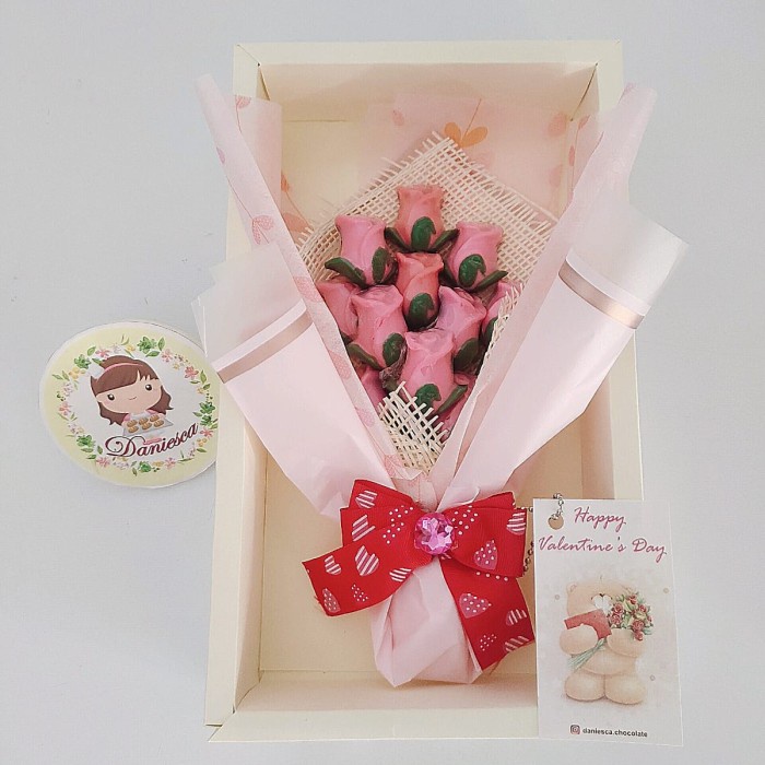 

buket bunga dari coklat hadiah valentine ulangtahun anniversary