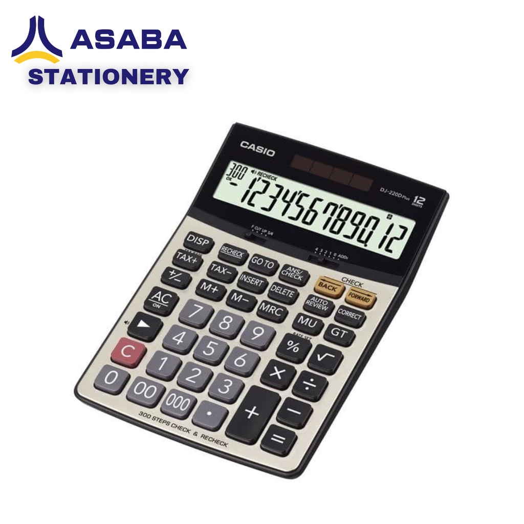 

Asaba Stationery - Kalkulator Toko/Dagang Casio DJ-220D PLUS