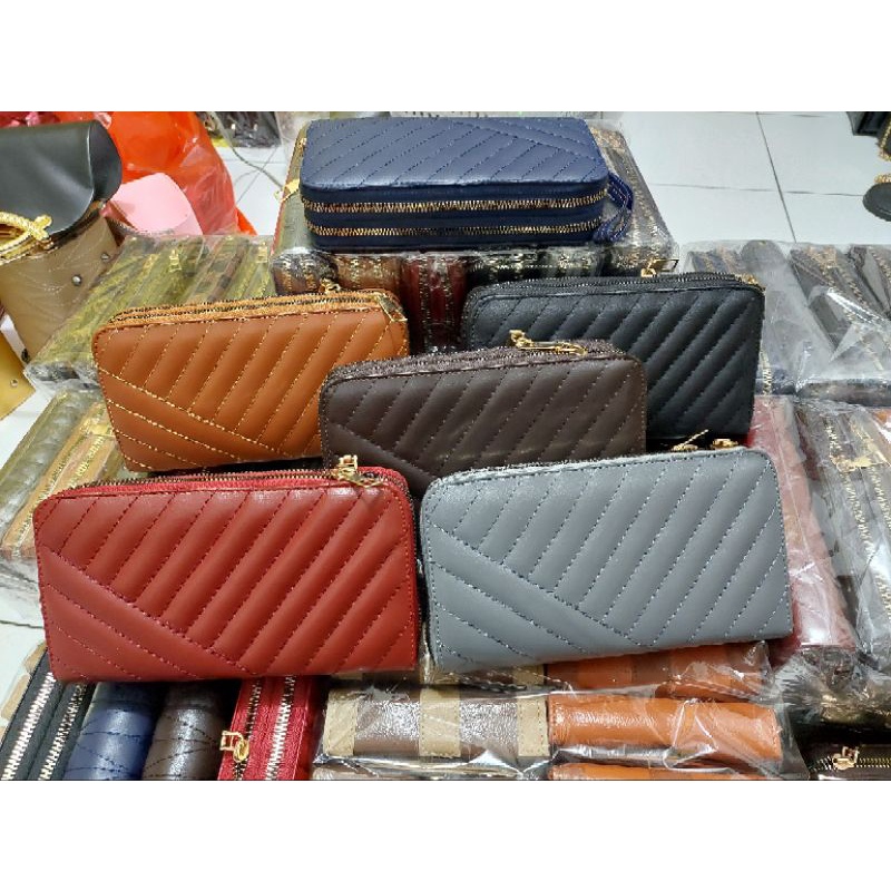 Dompet wanita murah resleting 2 simpel