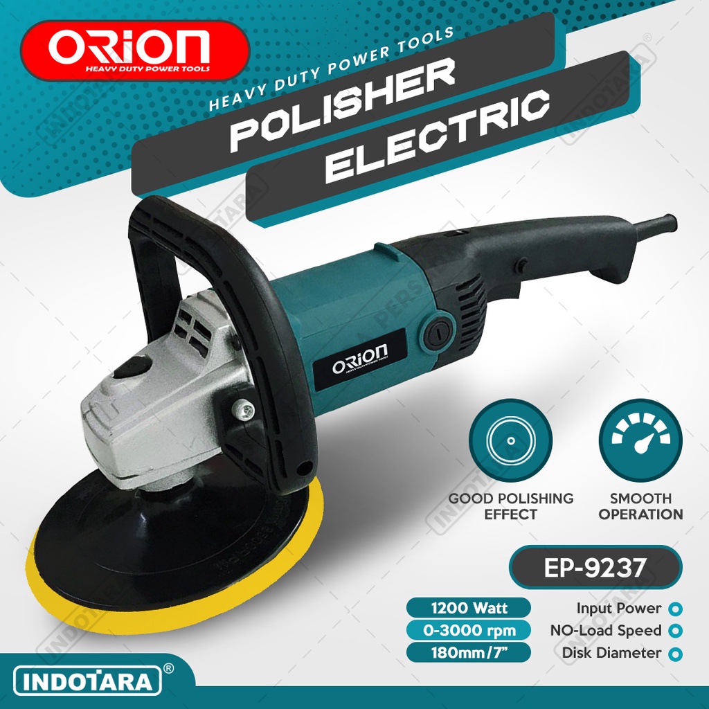 Mesin Poles Mobil 7 Inch 180 mm Rotary / Electric Polish Orion EP-9237