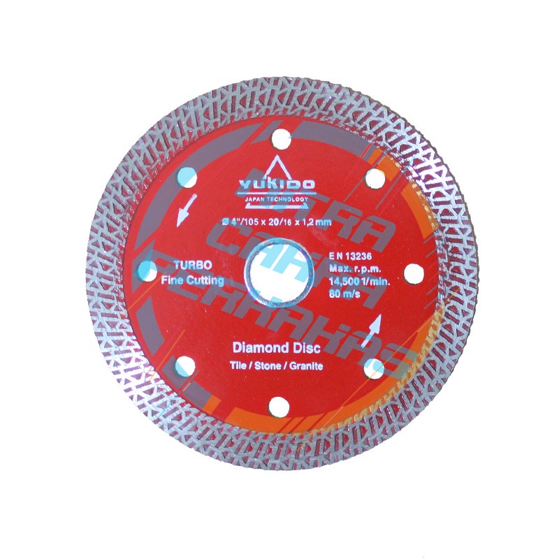 MATA POTONG KERAMIK TERDPAT 2 TYPE/DIAMOND BLADE/CUTTING/MATA POTONG GERINDA Mata Potong Keramik 105mm Red Diamond Blade 4&quot; For Ceramik Tile Concrete Adesite