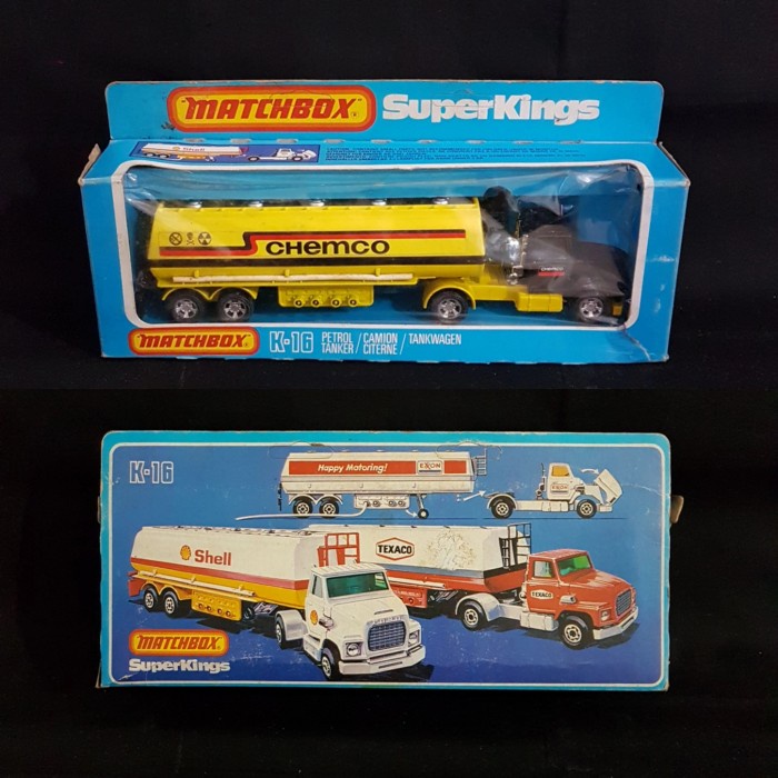 MATCHBOX SUPER KINGS K16 PETROL TANKER CHEMCO TERLARIS