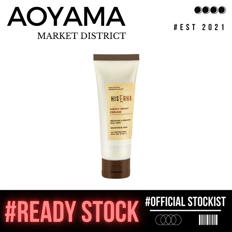 HisErha / His Erha Energy Bright Cream / Krim Wajah (Facial Care)